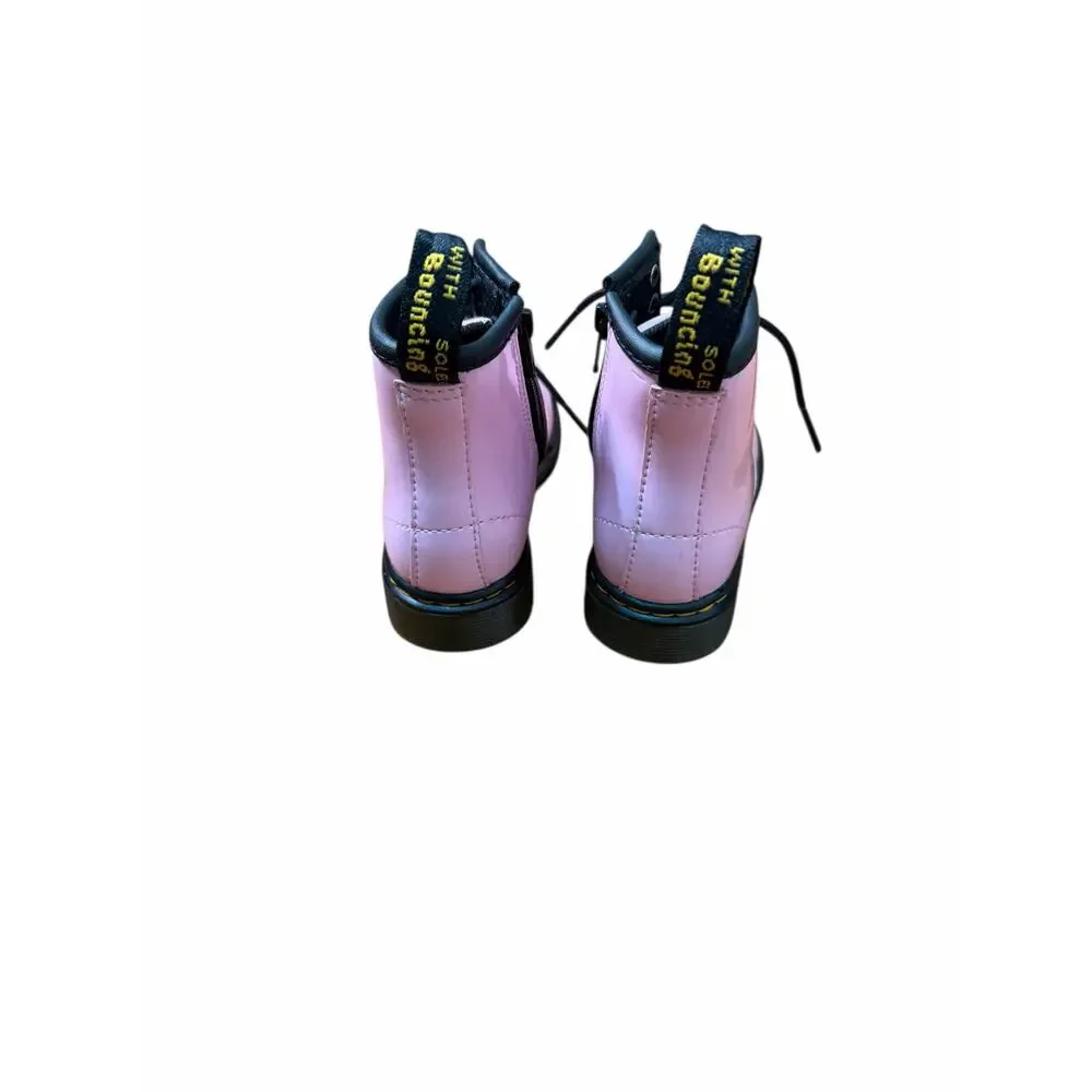 Dr. Martens 1460 8-Eye Patent Boot Pale Pink
